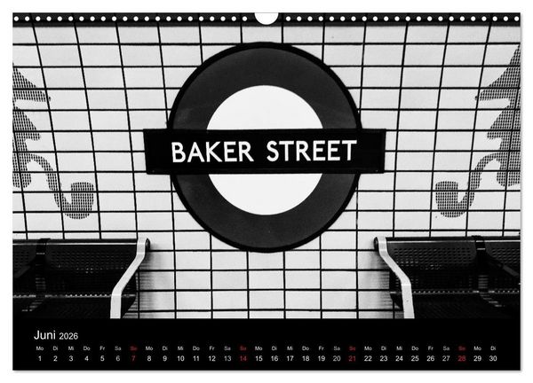 Produktbild: Unterwegs in London (Wandkalender 2026 DIN A3 quer), CALVENDO Monatskalender