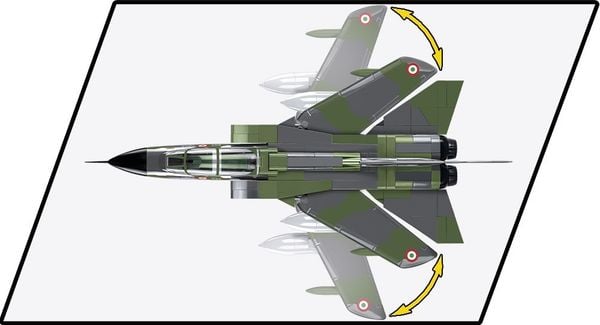 Produktbild: COBI Armed Forces 5894 - Panavia Tornado IDS, World War II, Bausatz 1:48, 483 Klemmbausteine, 2 Figuren