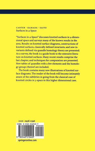 Produktbild: Surfaces in 4-Space