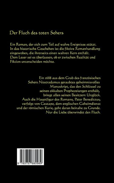 Produktbild: Der Fluch des toten Sehers