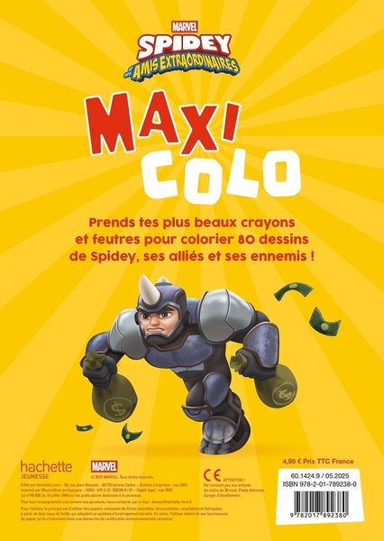 Produktbild: Maxi colo : Spidey et ses amis extraordinaires