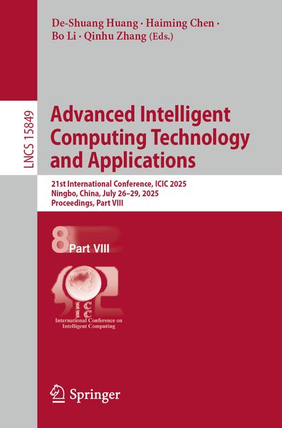 Produktbild: Advanced Intelligent Computing Technology and Applications