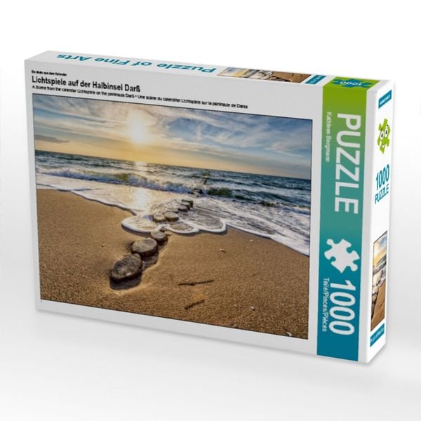 Produktbild: CALVENDO Puzzle Ein Motiv aus dem Kalender Lichtspiele auf der Halbinsel Dar&szlig; | 1000 Teile Lege-Gr&ouml;&szlig;e 64x48cm Foto-Puzzle f&uuml;r gl&uuml;ckliche Stunden