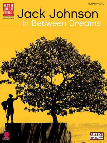 Produktbild: Jack Johnson: In Between Dreams Guitar Tab Songbook for Intermediate Players Acoustic Guitar Sheet Music Book with Lyrics and Chords Play-It-Like-It-Is Artist Folio for Pop Rock Guitarists