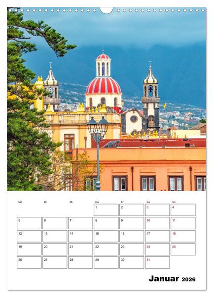 Produktbild: Wundersch&ouml;nes Reiseziel - La Laguna und La Orotava (Wandkalender 2026 DIN A3 hoch), CALVENDO Monatskalender