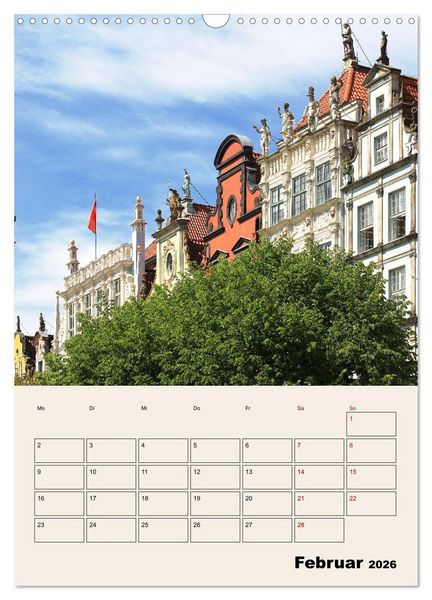 Produktbild: Danzig - Ein Stadtspaziergang (Wandkalender 2026 DIN A3 hoch), CALVENDO Monatskalender