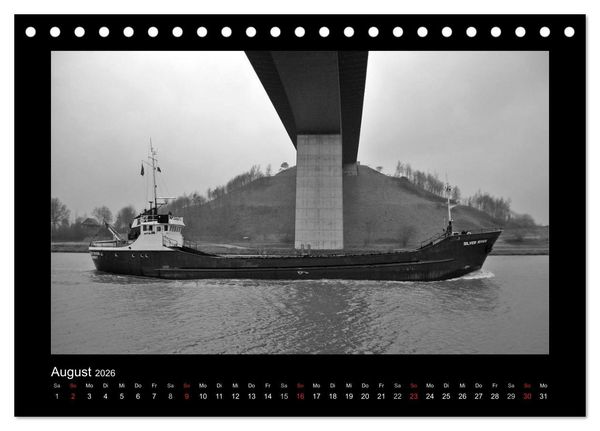 Produktbild: Alte Schiffe (Tischkalender 2026 DIN A5 quer), CALVENDO Monatskalender