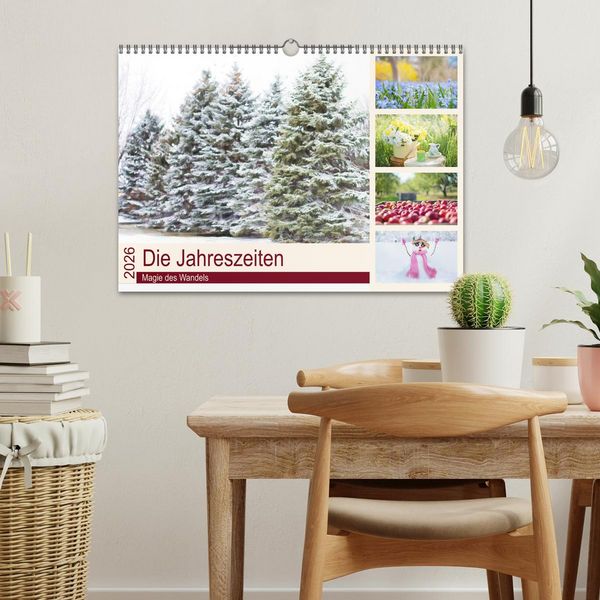 Produktbild: Die Jahreszeiten. Magie des Wandels (Wandkalender 2026 DIN A3 quer), CALVENDO Monatskalender