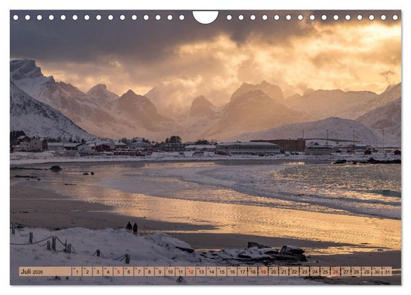 Produktbild: Lofoten ...ein Wintertraum (Wandkalender 2026 DIN A4 quer), CALVENDO Monatskalender