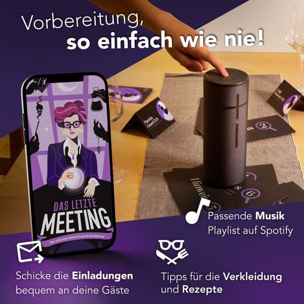 Produktbild: CRIMECASES Krimidinner: Das letzte Meeting