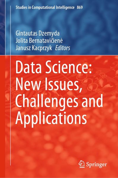 Produktbild: Data Science: New Issues, Challenges and Applications