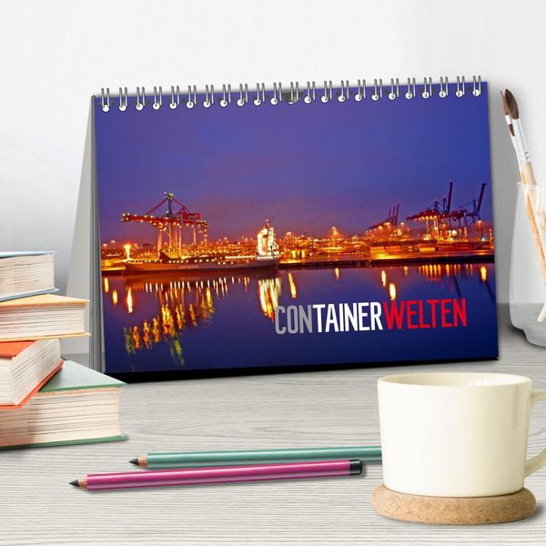 Produktbild: Containerwelten (Tischkalender 2026 DIN A5 quer), CALVENDO Monatskalender