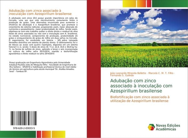 Produktbild: Aduba&ccedil;&atilde;o com zinco associado &agrave; inocula&ccedil;&atilde;o com Azospirillum brasilense