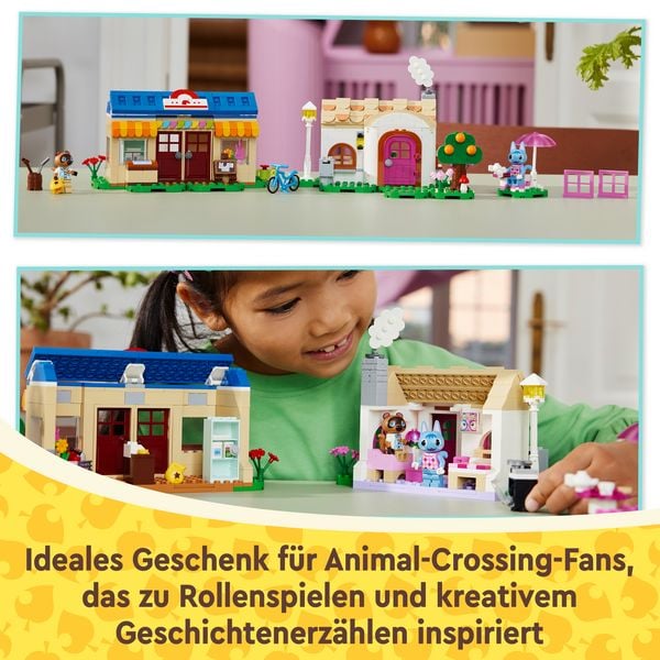Produktbild: LEGO Animal Crossing 77050 Nooks Laden und Sophies Haus Spielzeug mit Figuren
