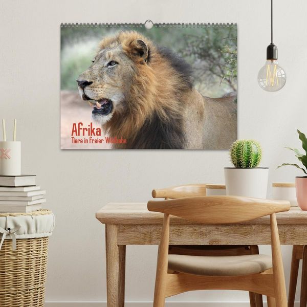 Produktbild: Afrika. Tiere in freier Wildbahn (Wandkalender 2026 DIN A3 quer), CALVENDO Monatskalender