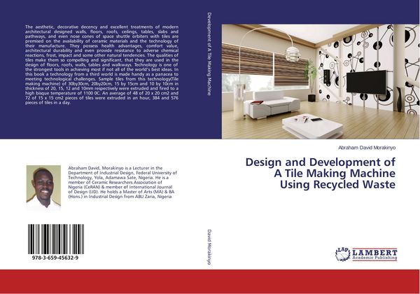 Produktbild: Design and Development of A Tile Making Machine Using Recycled Waste
