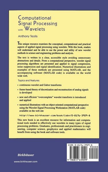 Produktbild: Computational Signal Processing with Wavelets