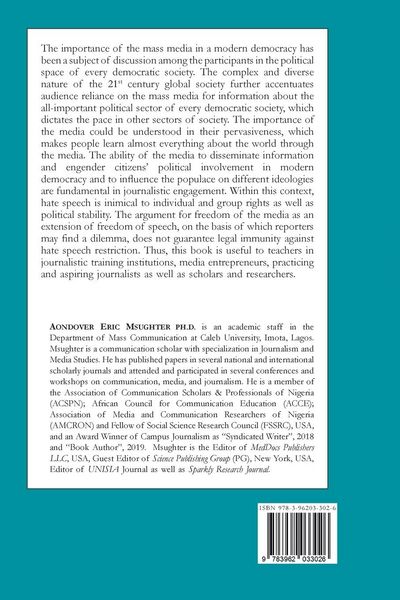 Produktbild: Media Narratives on Hate Speech in Nigeria