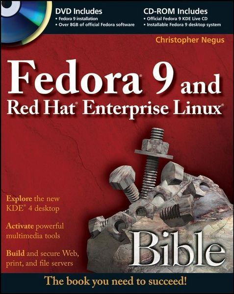 Produktbild: Fedora 9 and Red Hat Enterprise Linux Bible