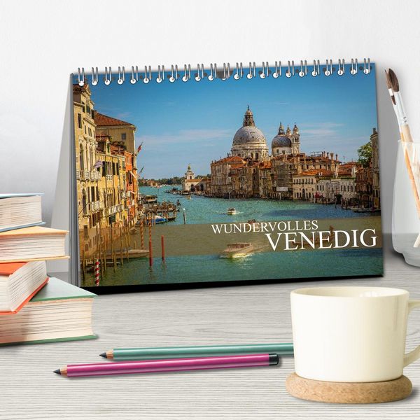Produktbild: Wundervolles Venedig (Tischkalender 2026 DIN A5 quer), CALVENDO Monatskalender