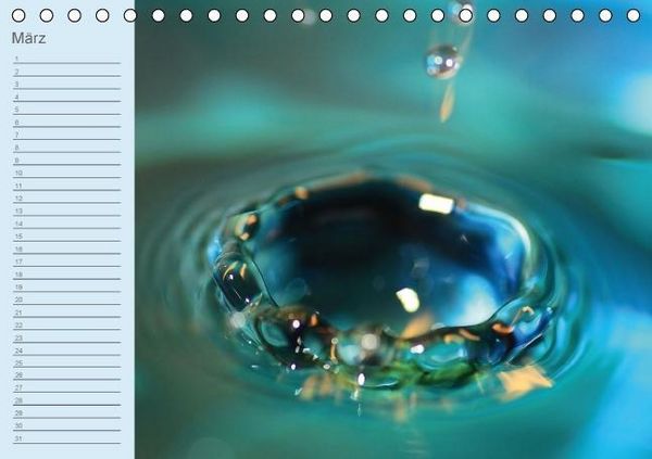 Produktbild: Geburtstagskalender "Wasser-Spiele" (Tischkalender immerw&auml;hrend DIN A5 quer)