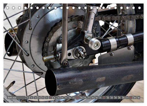 Produktbild: Honda CB 72 (Tischkalender 2026 DIN A5 quer), CALVENDO Monatskalender