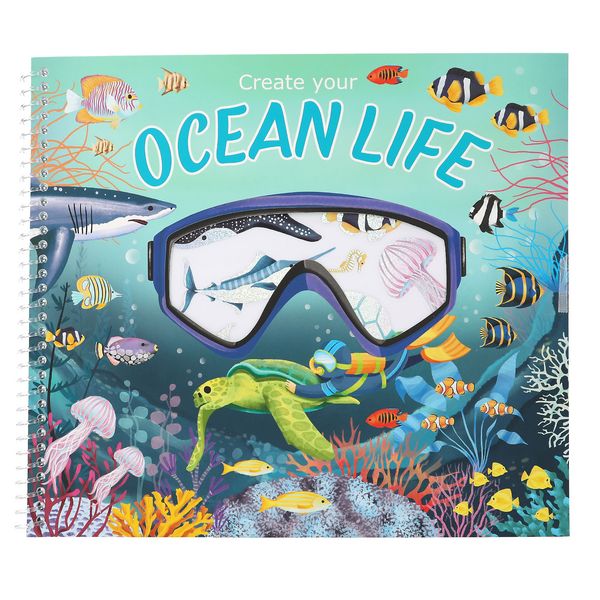 Produktbild: DEPESCHE Stickerbuch Create your Ocean Life