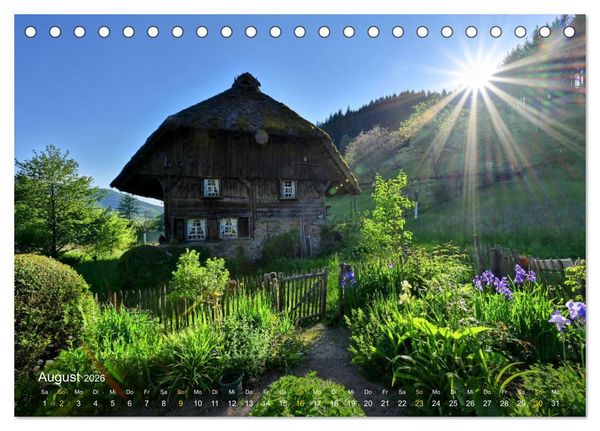 Produktbild: Faszination Schwarzwald (Tischkalender 2026 DIN A5 quer), CALVENDO Monatskalender