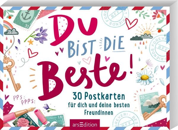 Produktbild: Du bist die Beste! 30 Postkarten f&uuml;r dich und deine besten Freundinnen (PS: Du bist die Beste!)