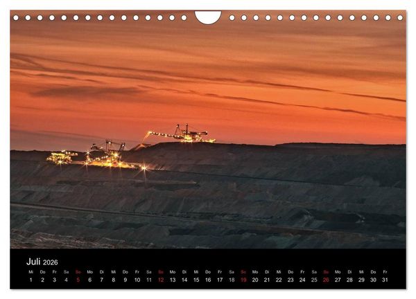 Produktbild: Der Tagebau (Wandkalender 2026 DIN A4 quer), CALVENDO Monatskalender