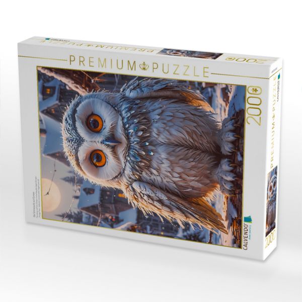 Produktbild: CALVENDO Puzzle Die Schneeeule aus Europa | 2000 Teile Lege-Gr&ouml;&szlig;e 90x67cm Foto-Puzzle f&uuml;r gl&uuml;ckliche Stunden