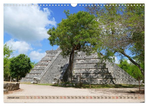 Produktbild: Geheimnisvolle Orte Yucat&aacute;n (Wandkalender 2026 DIN A3 quer), CALVENDO Monatskalender