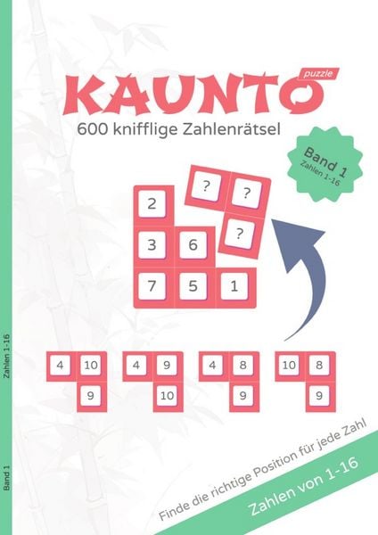 Produktbild: Kaunto - deutschsprachige R&auml;tselb&uuml;cher / KAUNTO - 600 knifflige Zahlenr&auml;tsel