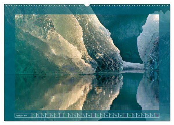 Produktbild: Faszination Spiegelung - in der Natur (hochwertiger Premium Wandkalender 2026 DIN A2 quer), Kunstdruck in Hochglanz