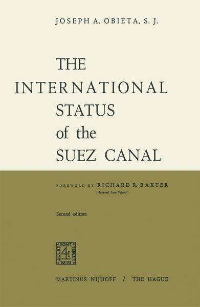 Produktbild: The International Status of the Suez Canal