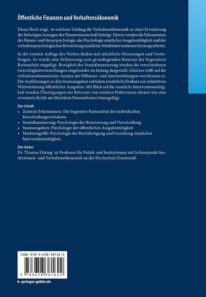 Produktbild: &Ouml;ffentliche Finanzen und Verhaltens&ouml;konomik