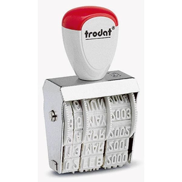 Produktbild: Trodat CLASSIC 1010 Datumsstempel 26 x 4mm (B x H) Silber