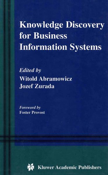 Produktbild: Knowledge Discovery for Business Information Systems
