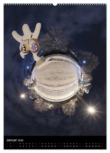 Produktbild: Planet Hannover (Wandkalender 2026 DIN A2 hoch), CALVENDO Monatskalender