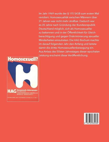 Produktbild: HAG Homosexuelle Aktionsgruppe Bochum