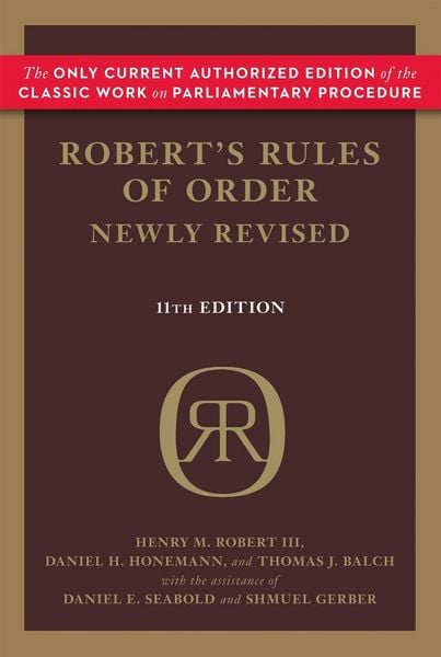 Produktbild: Roberts Rules Of Order 11/e
