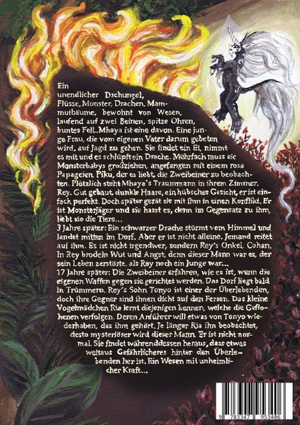 Produktbild: Der Dschungel der Zweibeiner. Illustrierter Fantasieroman &uuml;ber Katzenmenschen und Drachen