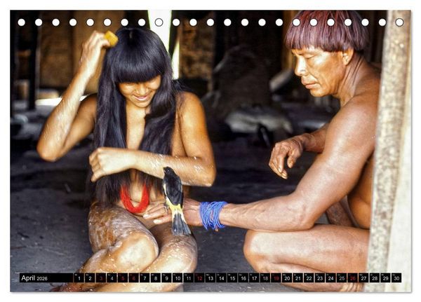 Produktbild: XINGU - Fluss der Menschenwesen (Tischkalender 2026 DIN A5 quer), CALVENDO Monatskalender