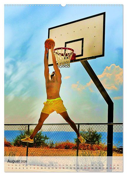 Produktbild: Basketball im Fokus (hochwertiger Premium Wandkalender 2026 DIN A2 hoch), Kunstdruck in Hochglanz