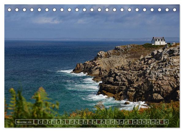 Produktbild: Anblicke und Ausblicke in der Bretagne (Tischkalender 2026 DIN A5 quer), CALVENDO Monatskalender