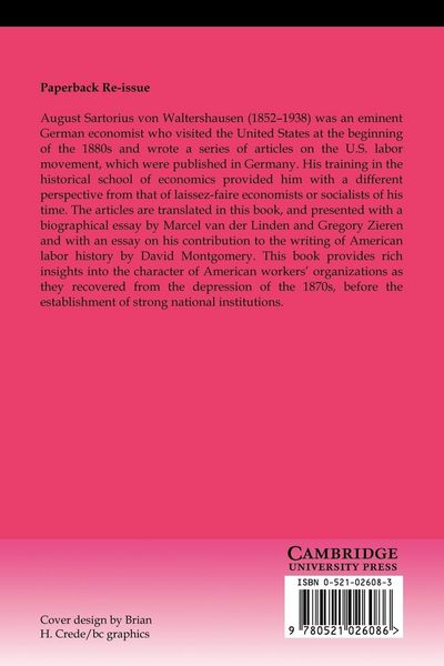 Produktbild: The Workers' Movement in the United States, 1879 1885