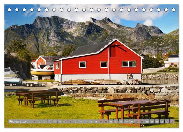 Produktbild: Lofoten Islands, Beauty of Nature (Desk Calendar 2026 DIN A5 landscape), CALVENDO 12 Month DeskCalendar