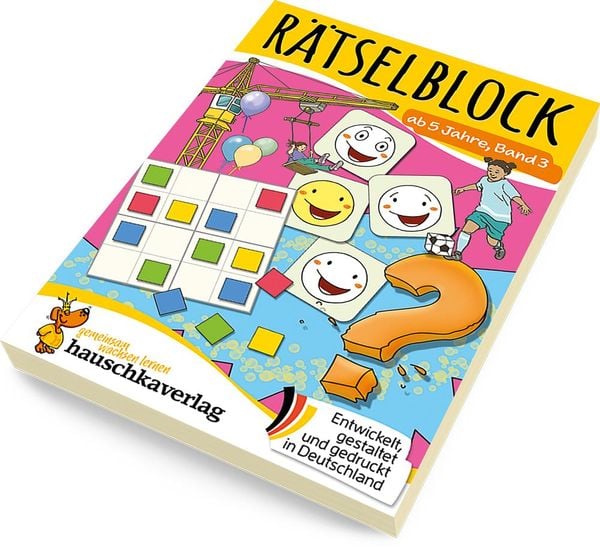 Produktbild: Rätselblock ab 5 Jahre - Band 3