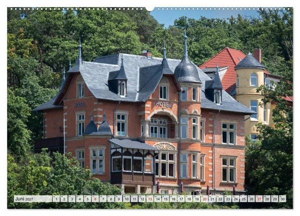 Produktbild: Blankenburg verzaubert - Die Bl&uuml;tenstadt im Harz (Wandkalender 2027 DIN A2 quer), CALVENDO Monatskalender
