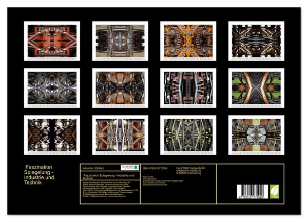 Produktbild: Faszination Spiegelung - Industrie und Technik (hochwertiger Premium Wandkalender 2026 DIN A2 quer), Kunstdruck in Hochglanz